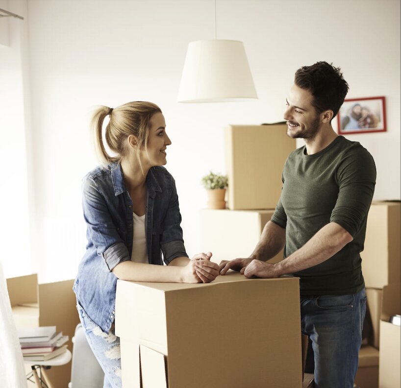 Umzugsunternehmen bei der Arbeit